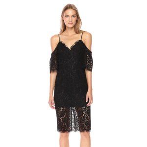 Bardot Black Karlie Lace Dress Medium